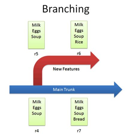 basic branching vcs svn